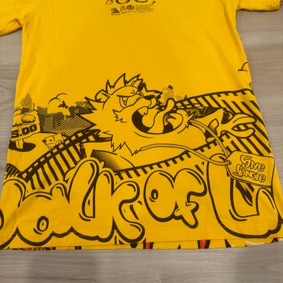 5ive Jungle &Co Kings County Yellow Men’s Medium Tshirt - Picture 9 of 10
